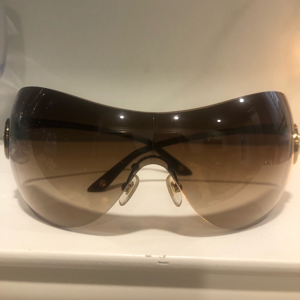 Versace shield sunglasses